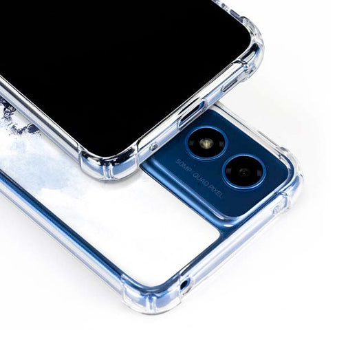 Marvel Avengers Blue Logo Moto G 5G (2024) Clear Case